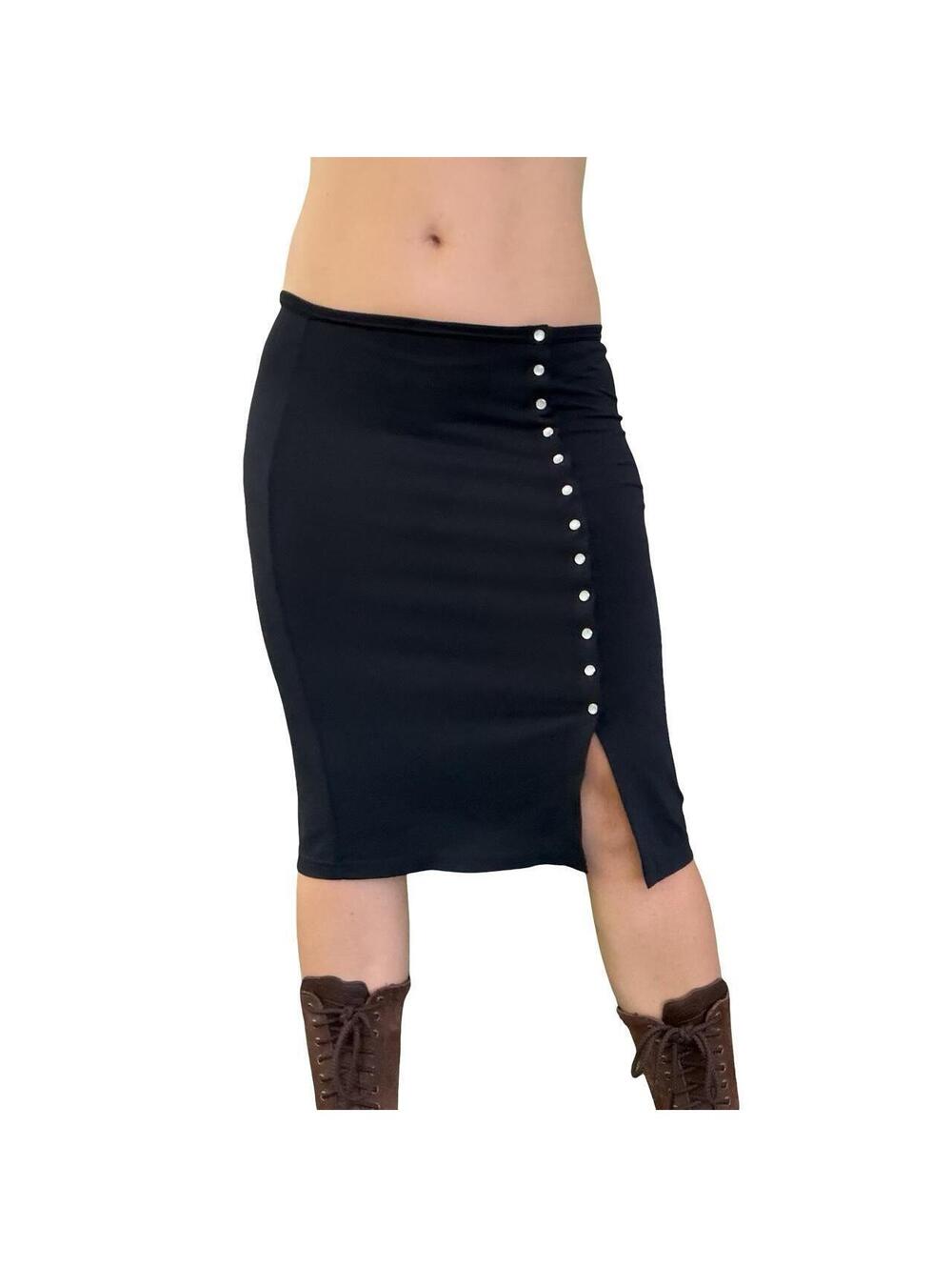 Y2K TRAD GOTH MINIMALIST SKIRT